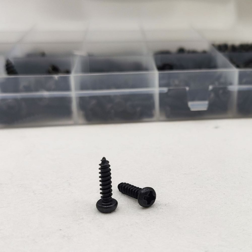 Black Carbon Steel Self Tappin - đánh giá và giá Electronics Repair Hobby